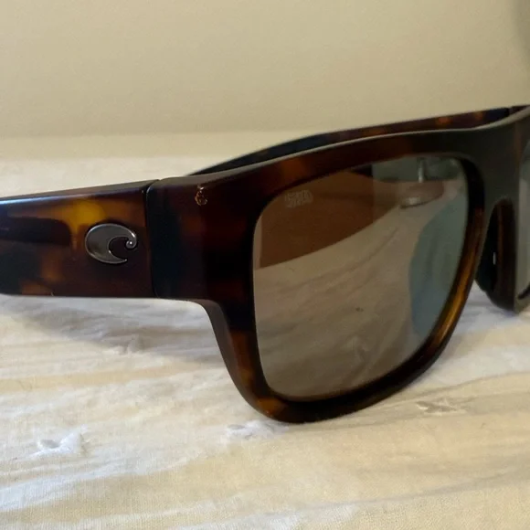Costa Del Mar Tortoise Shell Sunglasses Sampan MH1191 - Picture 5 of 7